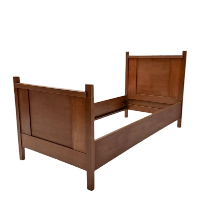 Hendrik Wouda Art Deco Modernist Single Bed for Pander, 1924